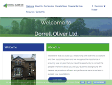 Tablet Screenshot of dorrells.co.uk